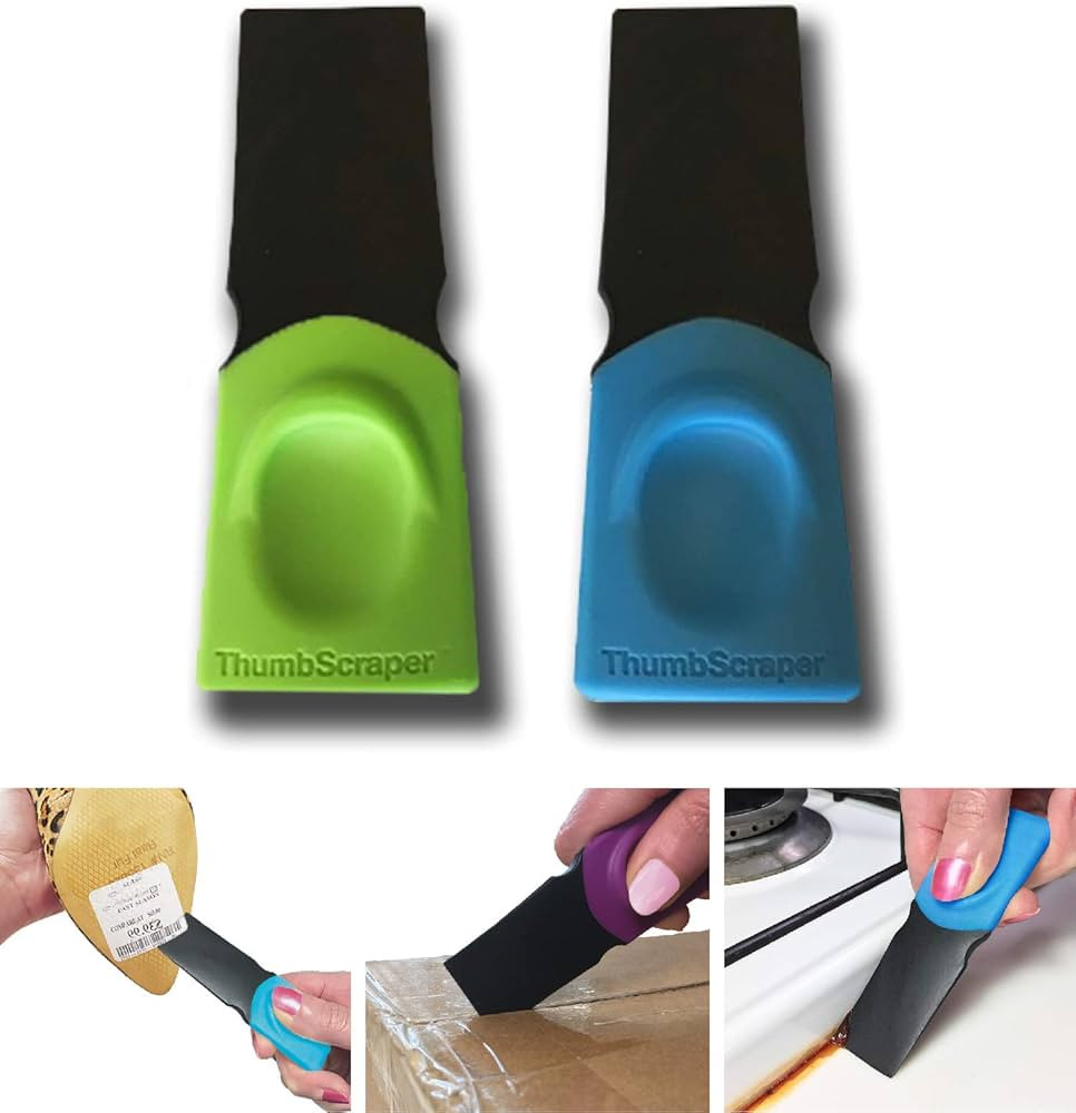 FusionBrands Thumb Scraper Tool, 2 Pack – Save Your Manicure – A Multi-Use Plastic Scraper, I... | Amazon (US)