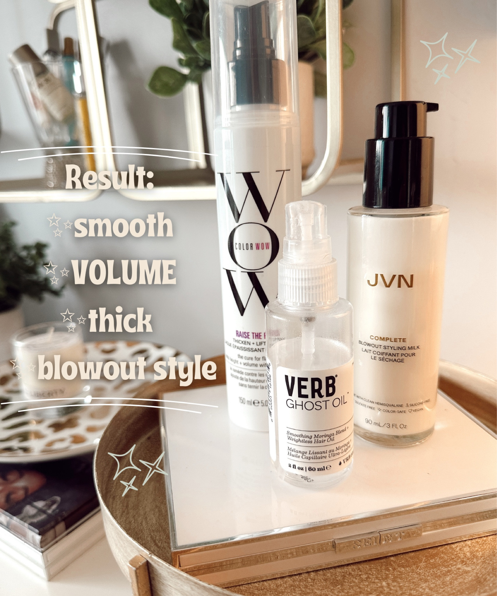 The amazing trio combo that adds volume, hold and shine!

#LTKbeauty #LTKstyletip #LTKU