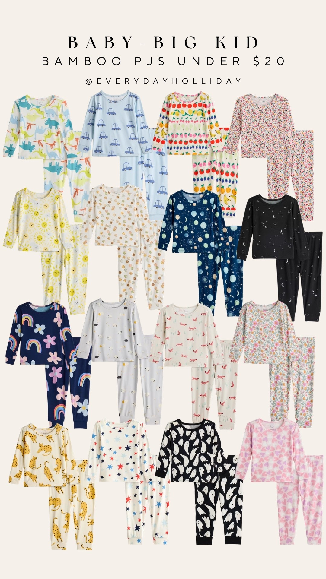 Found the Little Sleepies dupe everyone’s been asking about — same soft bamboo feel from Quince, so many cute prints. Which print would your kiddo pick first?

#LTKBaby #LTKKids #LTKmomlife