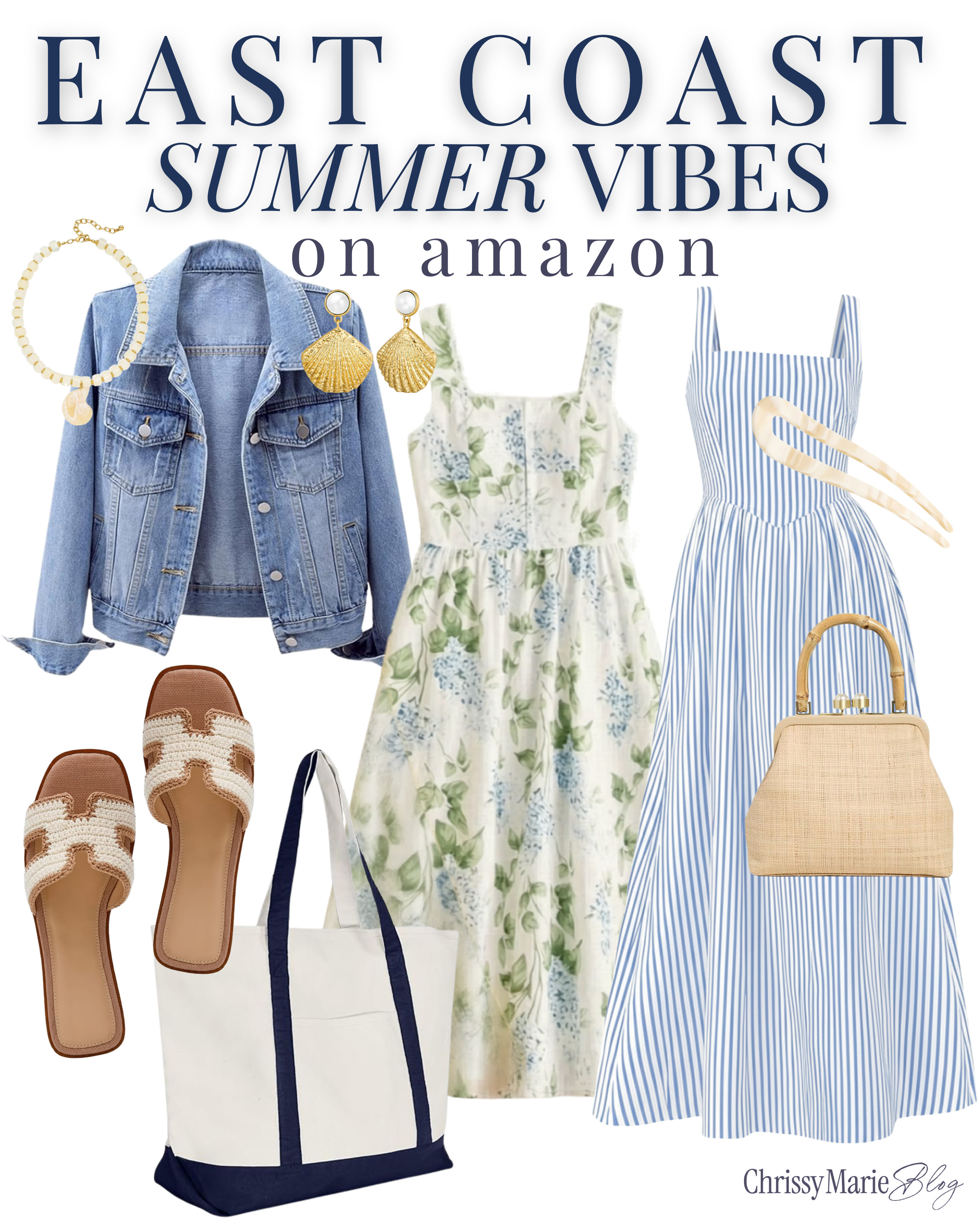East coast summer style from Amazon — classic, preppy and polished. Everything is linked below and it all ships fast. 

 #LTKgrwm #LTKootd #LTKSeasonal