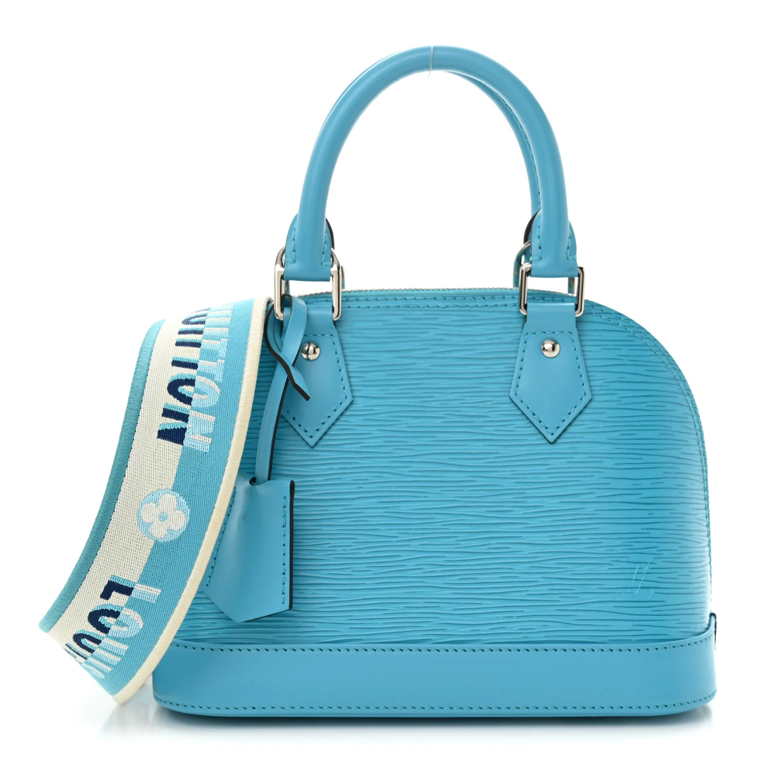 LOUIS VUITTON Epi Jacquard Alma BB Turquoise | FASHIONPHILE | FASHIONPHILE (US)