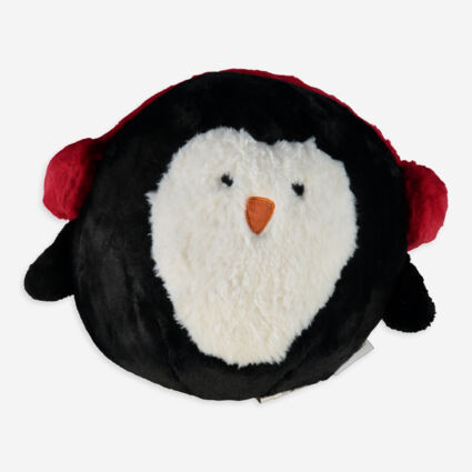Penguin Round Plush 26x37cm | TK Maxx