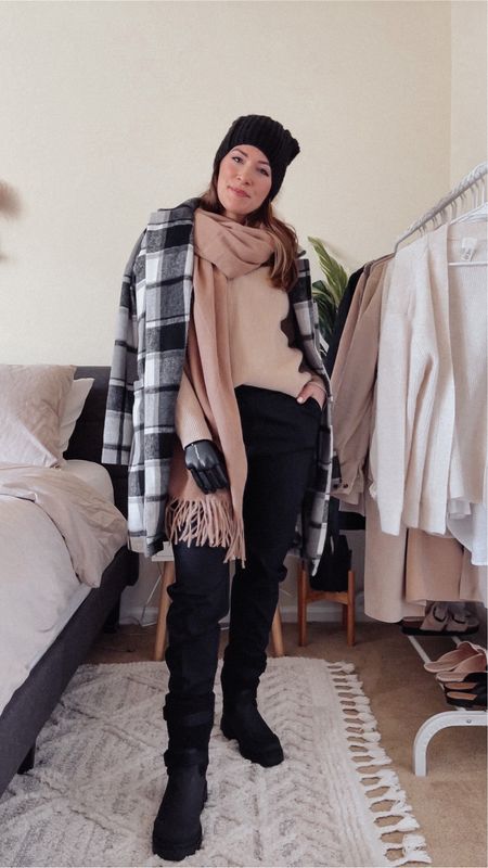 Fall winter outfit with plaid jacket from Amazon. 

Amazon fashion, dreampair shoes, scarf, winter style, fall fashion, slacks, pullover, neutral outfit

#LTKstyletip #LTKSeasonal #LTKshoecrush