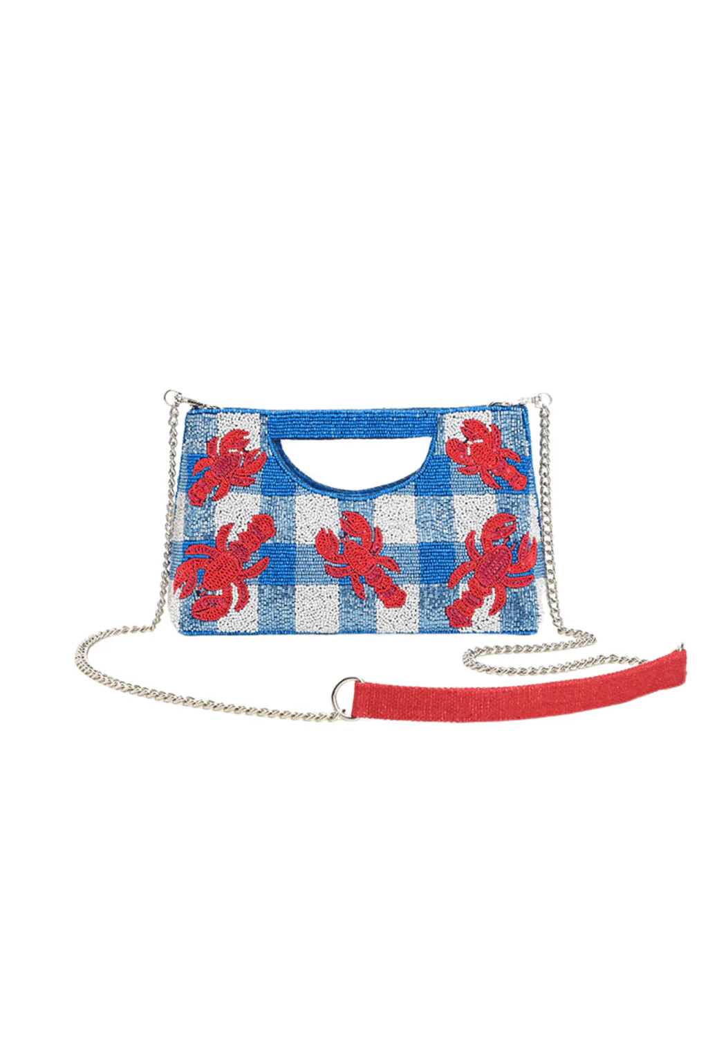 America &amp; Beyond Coastal Claw Beaded Clutch | Social Threads
