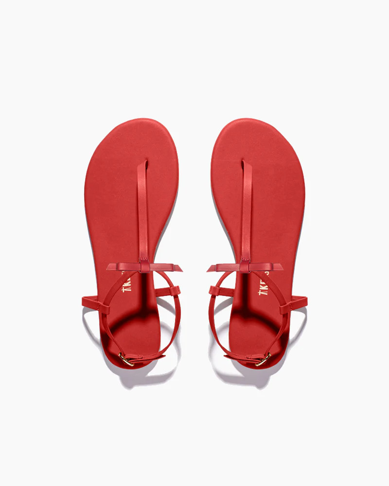 Mariana Bow in Red | Women's Sandals | TKEES | TKEES