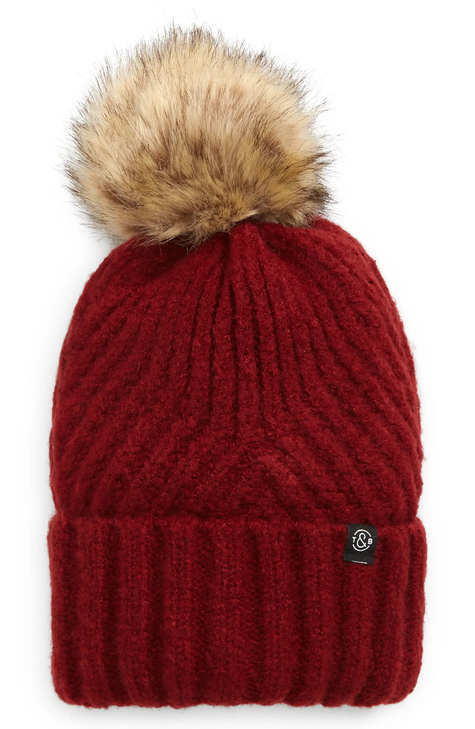 Faux Fur Pom Beanie | Nordstrom