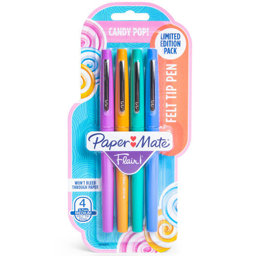 papermate® flair® candy pop™ colors felt tip pens 4-pack | Five Below