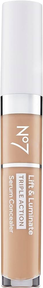 No7 Lift & Luminate Triple Action Serum Concealer - Light Medium - Anti Aging Liquid Concealer Ma... | Amazon (US)