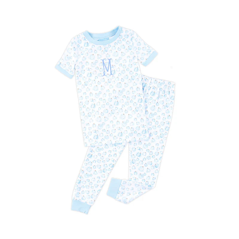 Little Pumpkin Patch Blue Pajamas | Classic Whimsy