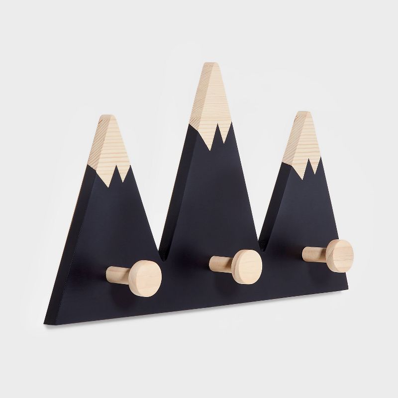 Mountain Hanging Hooks Black - Pillowfort&#8482; | Target