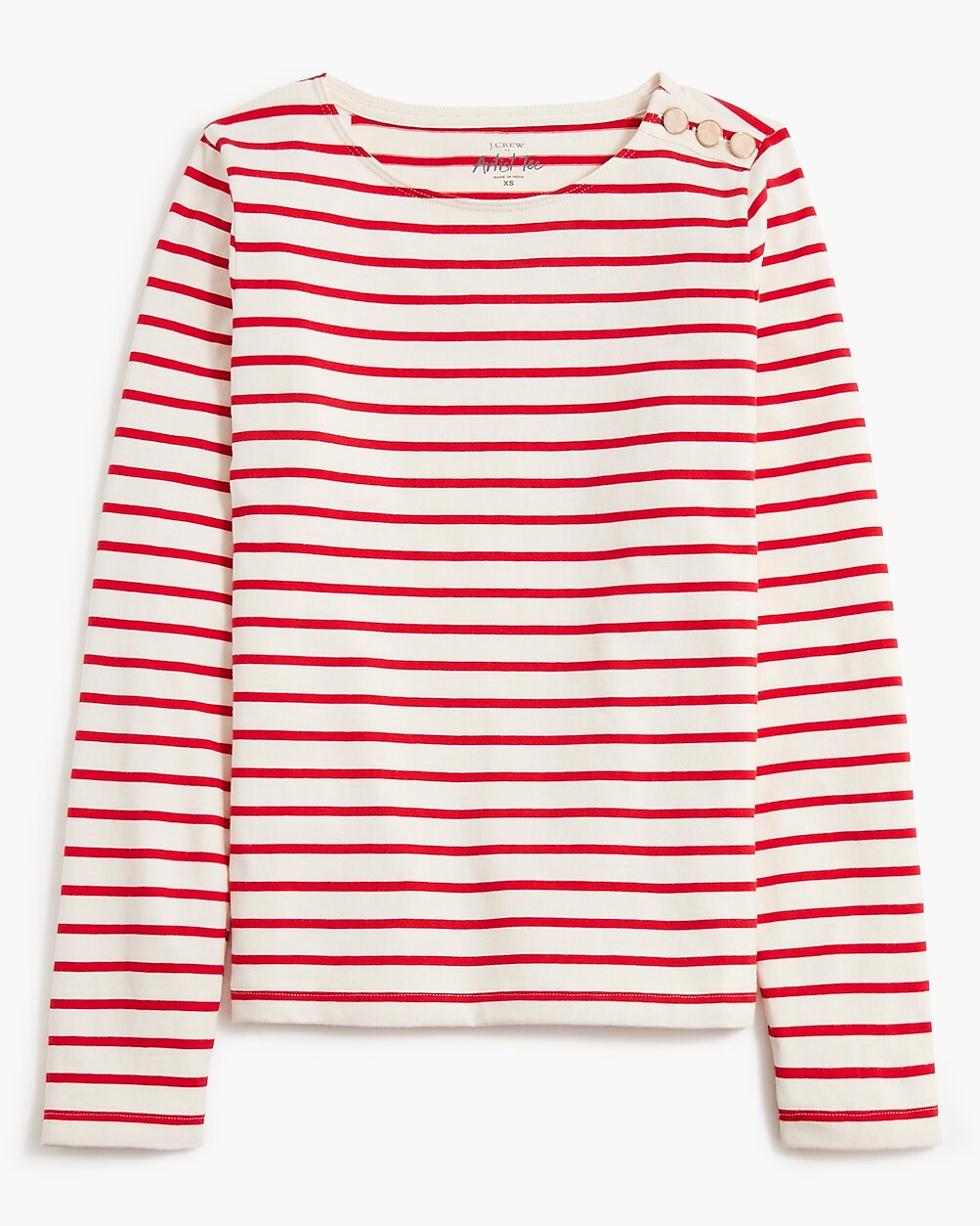 Button-shoulder tee | J.Crew Factory