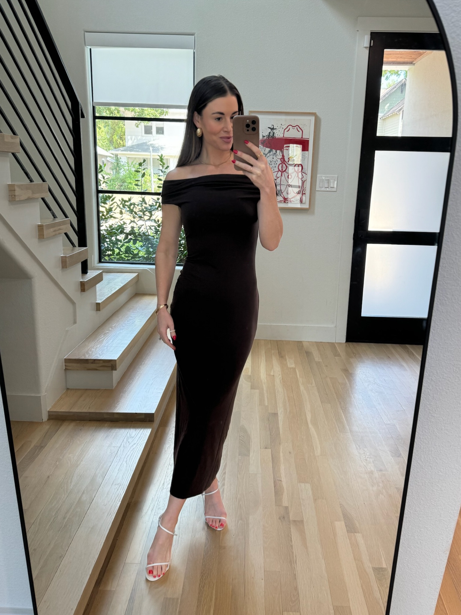 Brown off the shoulder dress 

Fall dress
Wedding guest dress 
Fall outfit 
Event dress 

#LTKWedding #LTKStyleTip #LTKParties