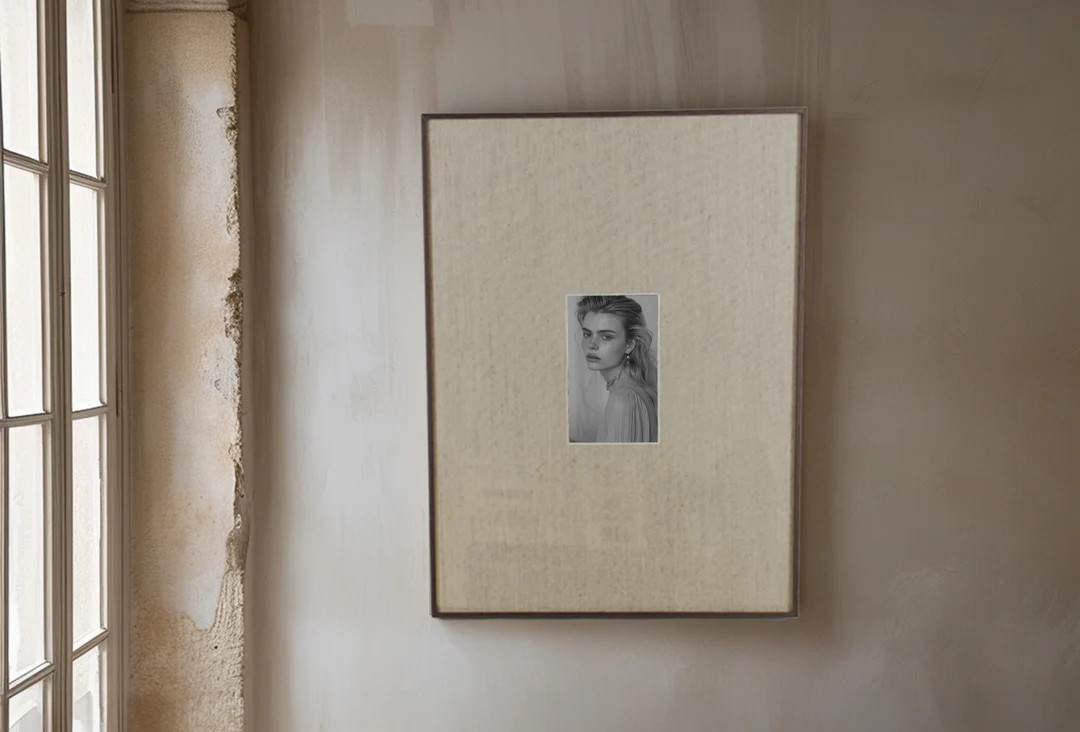 Linen Passe-partout With 40x50 Frame for 10x15 Photo - Etsy Canada | Etsy (US)