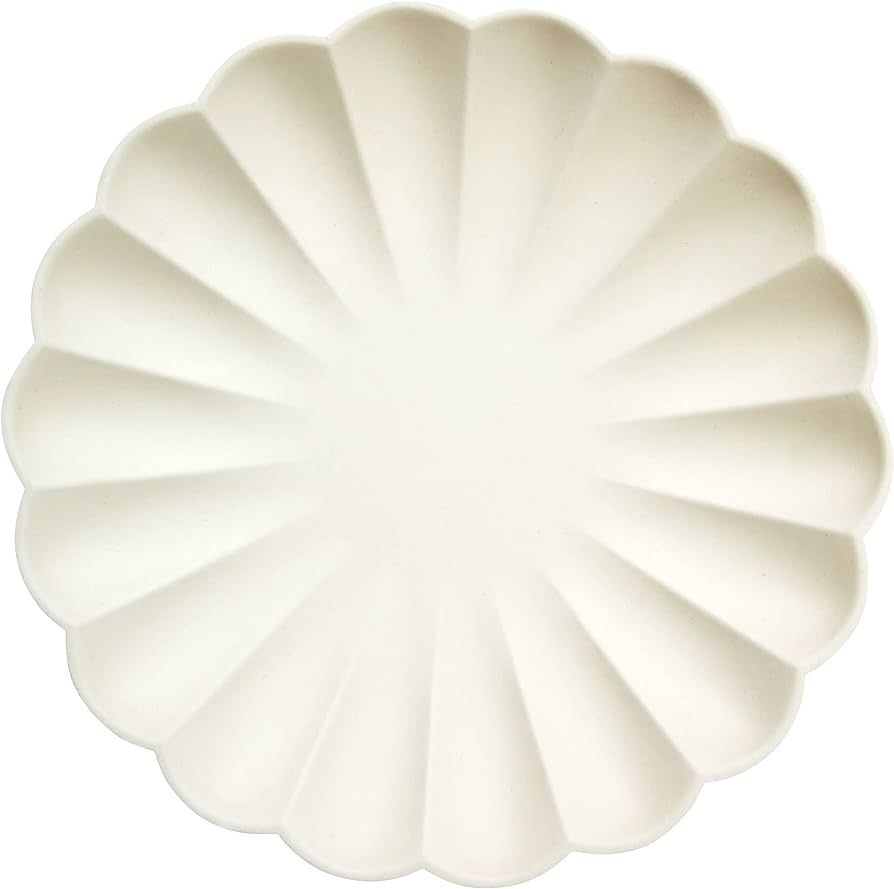 Meri Meri Cream Large Eco Paper Plates | Amazon (US)