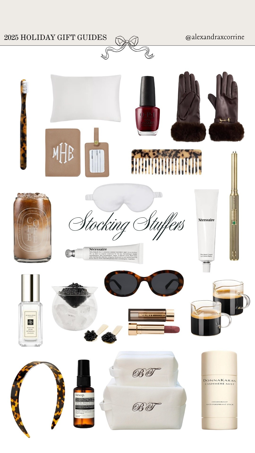 The 2025 holiday gift guides curated by Alexandra Corrine: Stocking stuffers 🎁

Gift guide, holiday, Christmas gift ideas, gift ideas, wishlist, present, gift inspiration, holiday shopping, stocking stuffers, frugal chic, small gifts, under 30, under 50

#LTKGiftGuide #LTKFindsUnder50 #LTKHoliday