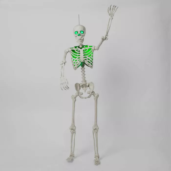Lit Posable Lifesize Skeleton XL Halloween Decorative Mannequin - Hyde & EEK! Boutique™ | Target