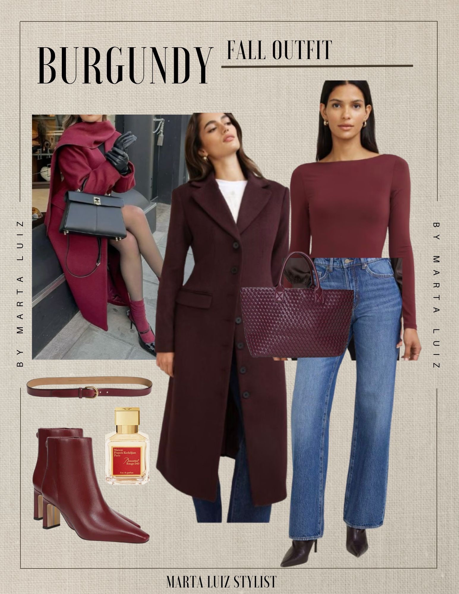 This burgundy moment is giving me all the fall luxury’s vibes.
Chic, elevated look fir fall 

#LTKStyleTip #LTKSeasonal #LTKWorkwear