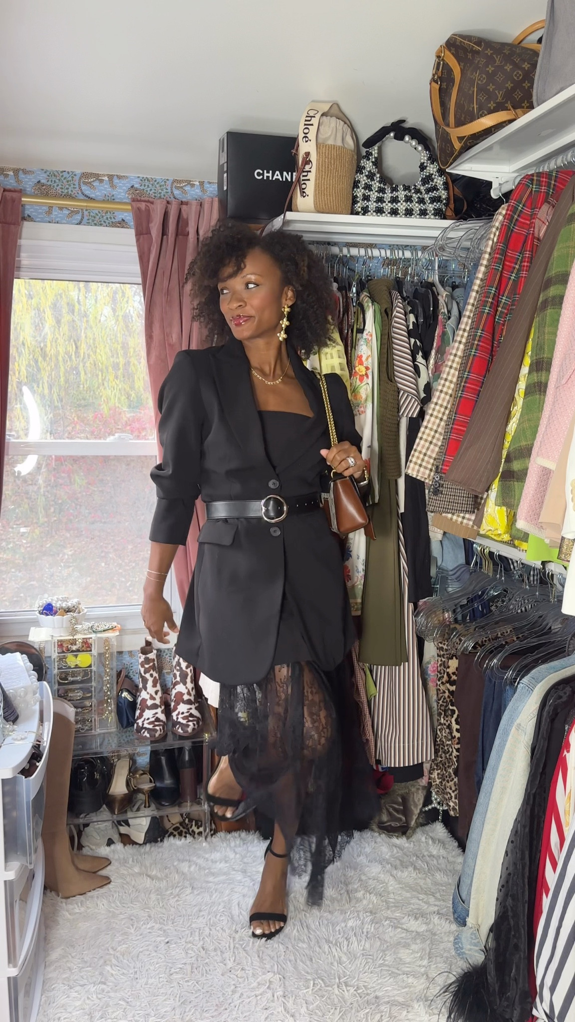 Date night outfit.  So much love for this dress which is currently on major sale.  I took the petite sizing for length and I’m wearing a 0P

The blazer is an oversize fit so I would size down.  I’m wearing a small

#LTKHoliday