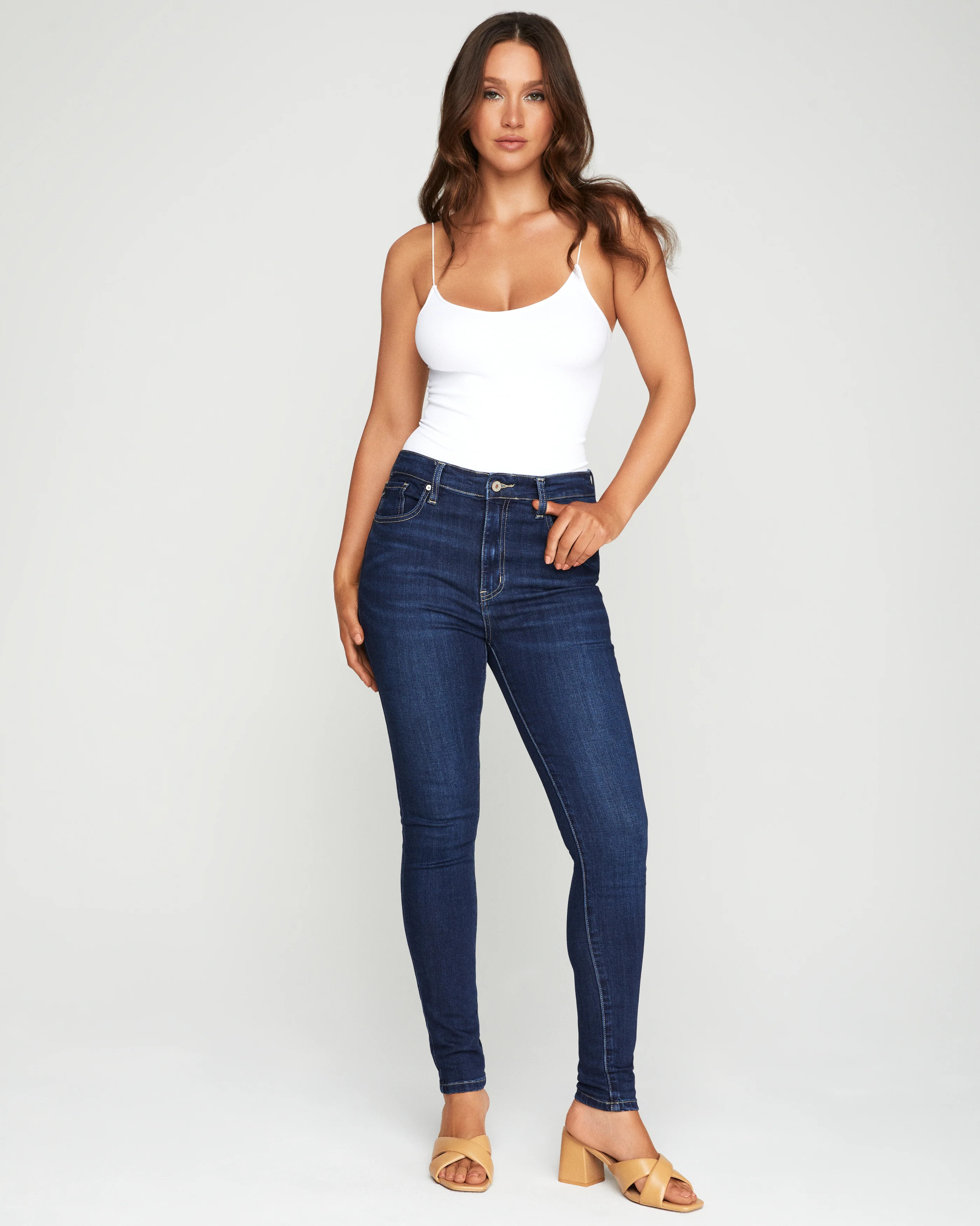Daily High Rise Skinny - Dark Wash - FINAL SALE (1) | VICI