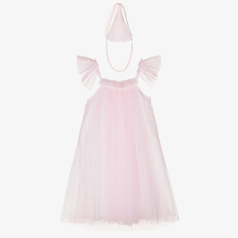 Girls Pink Petal Princess Costume | Childrensalon