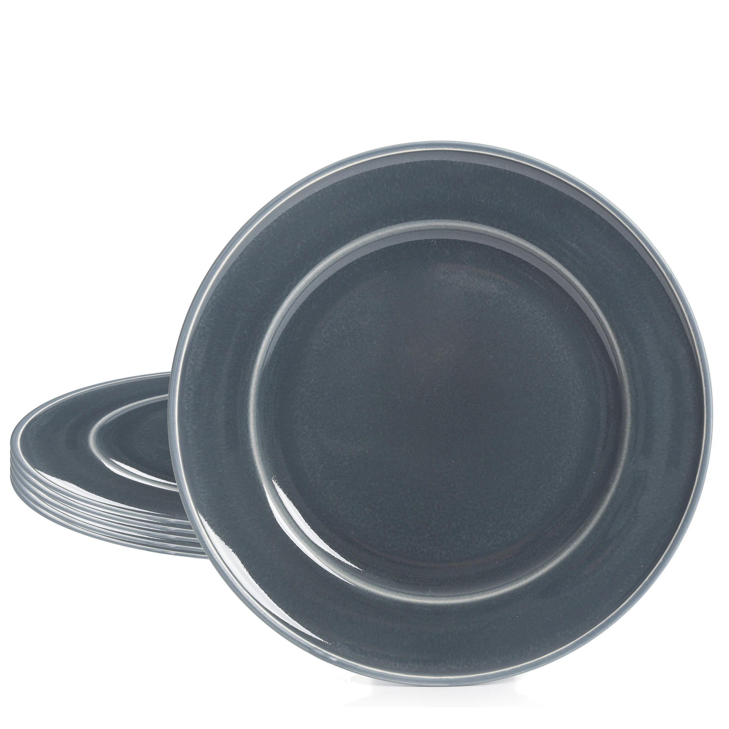 Martha Stewart Martha Stewart 8.3 Inch 6 Piece Dessert Plate In Blue | Wayfair | Wayfair North America