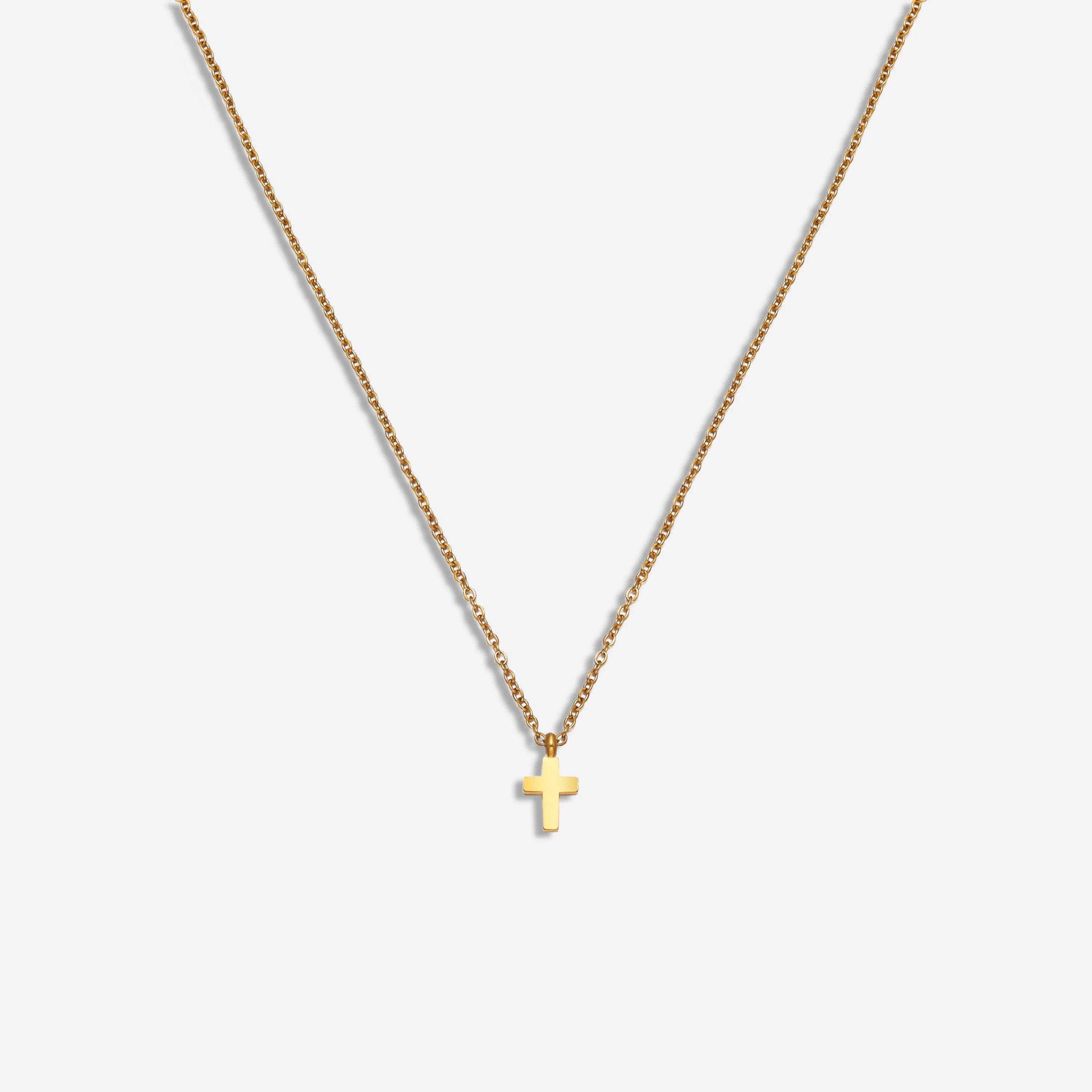 Faith Mini Cross Necklace | Victoria Emerson