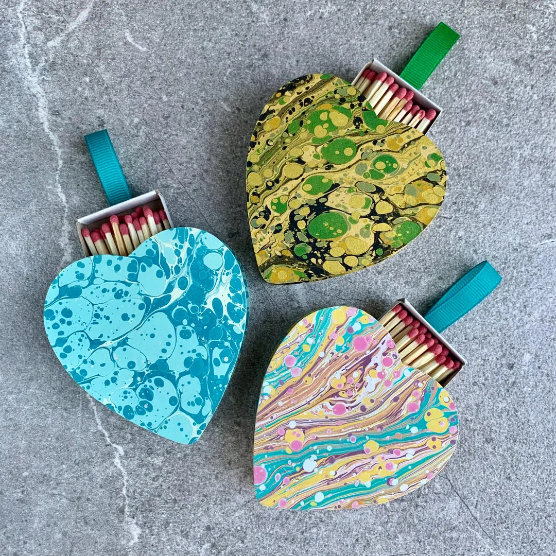 Match box, heart matches box, unique matchbooks, matches, wedding favors for guests, stocking stu... | Etsy (US)