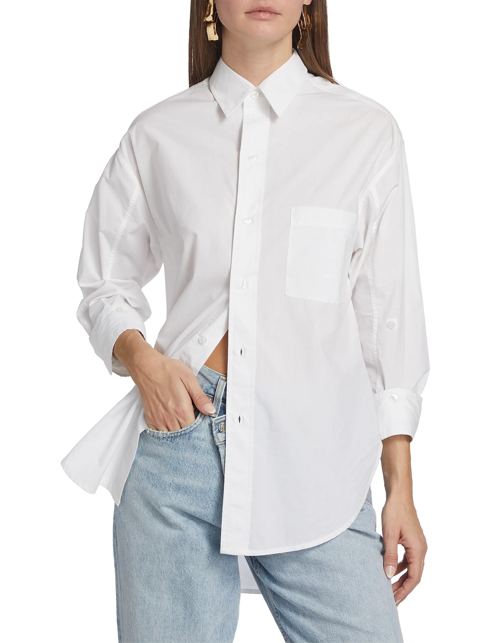Citizens of Humanity Kayla Button-Up Shirt | Saks Fifth Avenue | Saks Fifth Avenue