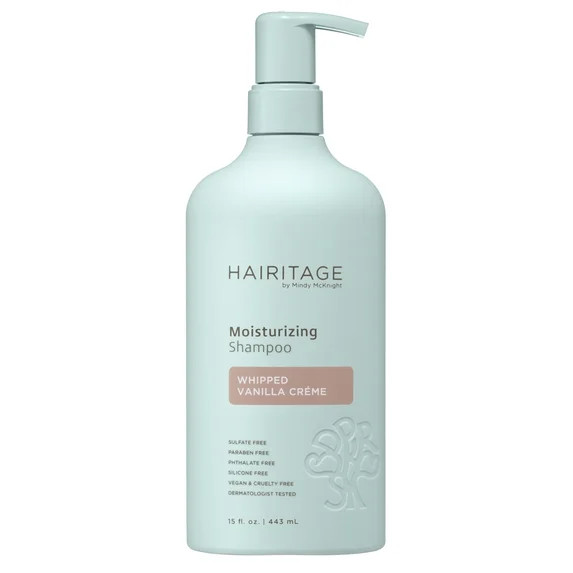 HAIRITAGE Next Gen, Whipped Vanilla Crème Moisturizing Shampoo for All Hair Types, 15 oz | Walmart (US)