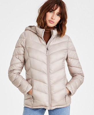 Women's Packable Hooded Puffer Coat, Created for Macy's | Macy's