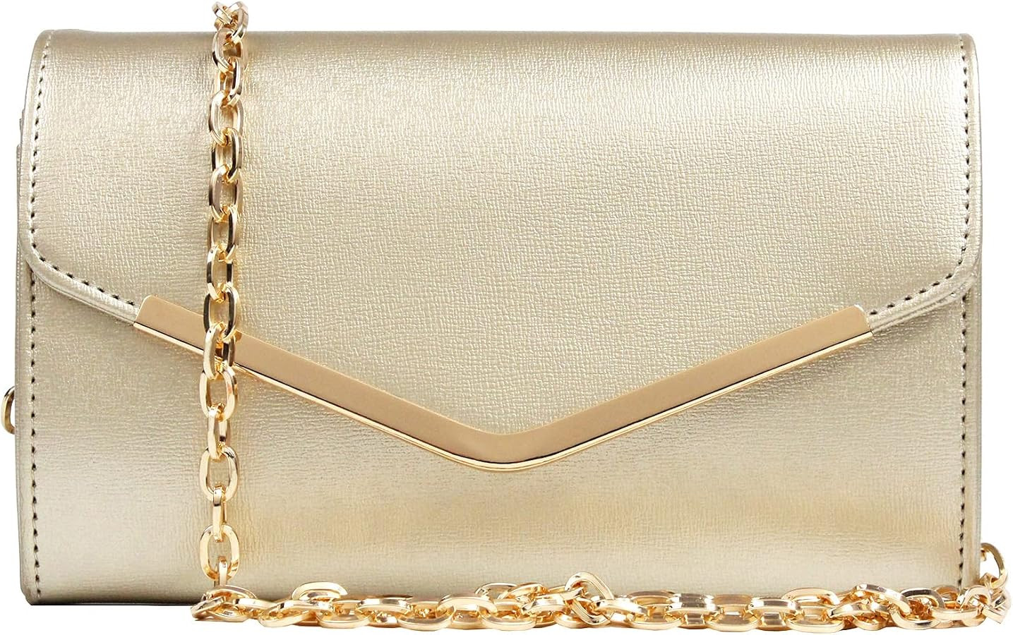 Clutch Purse Evening Bag for Women\uff0cEnvelope Handbag With Detachable Chain | Amazon (US)