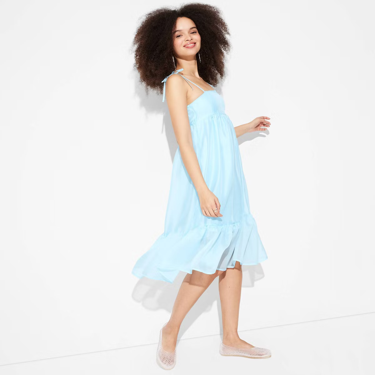 Women's Organza Midi Babydoll Dress - Wild Fable™ | Target