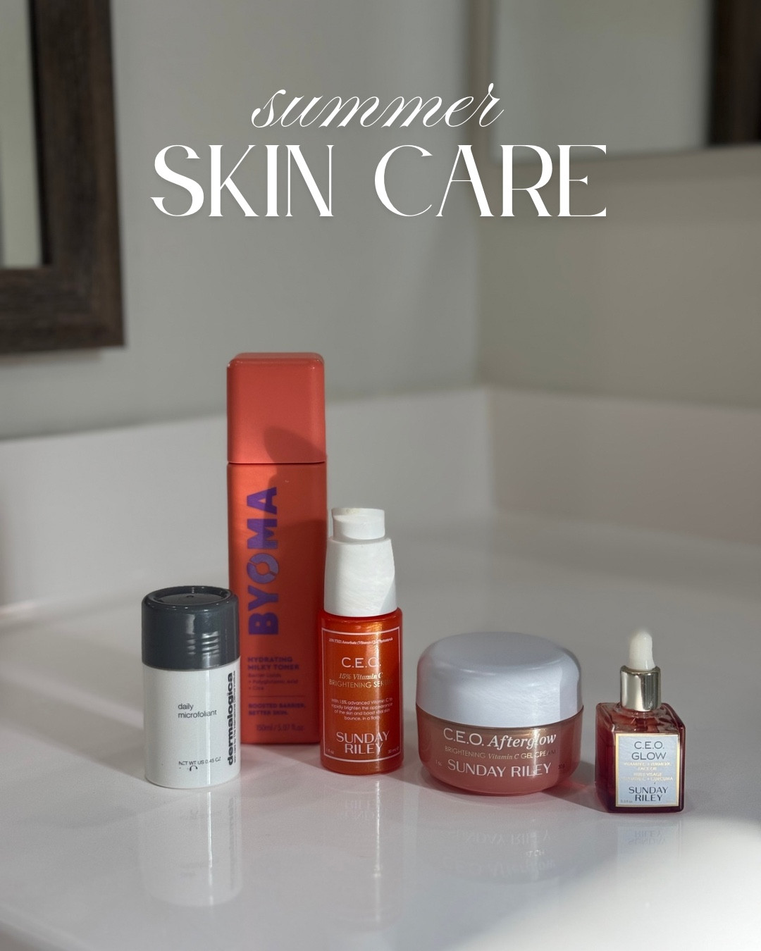 Current skin care faves!!!! I’m obsessed with this combo and skin prep routine. It makes my makeup go on flawlessly while bringing out the summer glow! 
#skincare #summerskin #summerbeauty #sephorafinds #sephoraskincare #sundayriley #targetskincare #targetbeauty 

#LTKFindsUnder100 #LTKBeauty