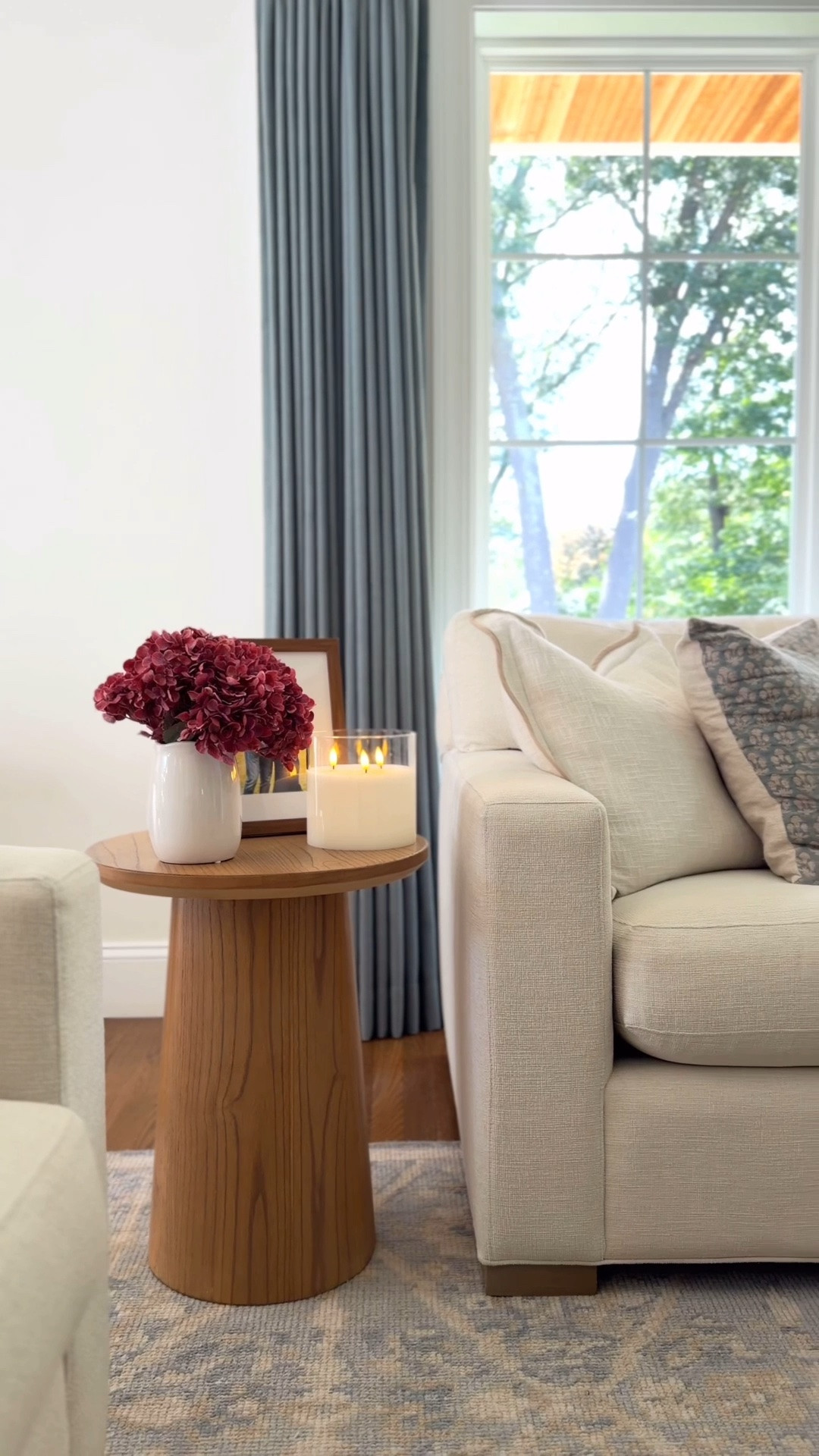 These faux hydrangea stems are perfect for fall! They bring the perfect amount of warmth and color to any space!

#LTKHome #LTKSeasonal
