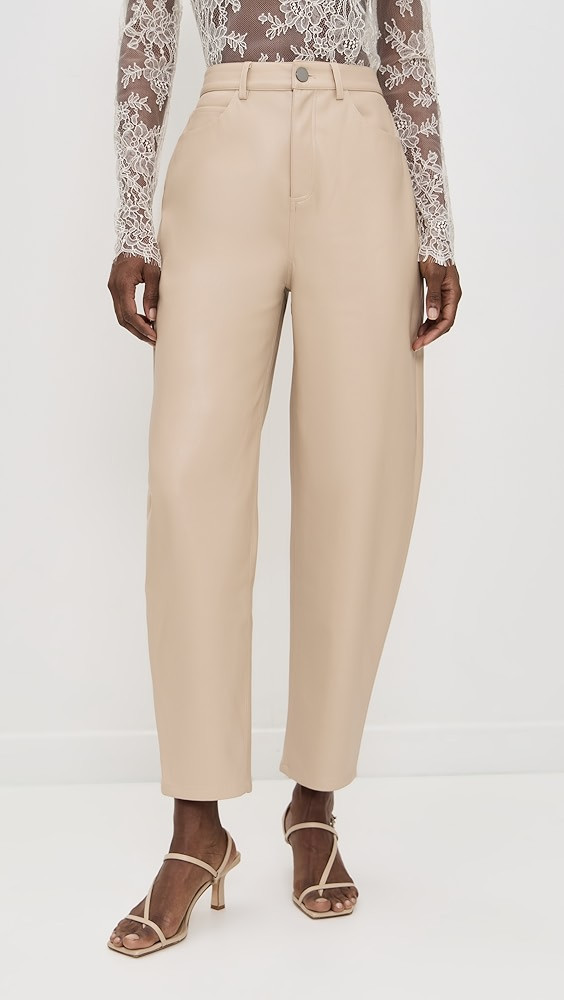 Dakota Faux Leather Barrel Pants | Shopbop