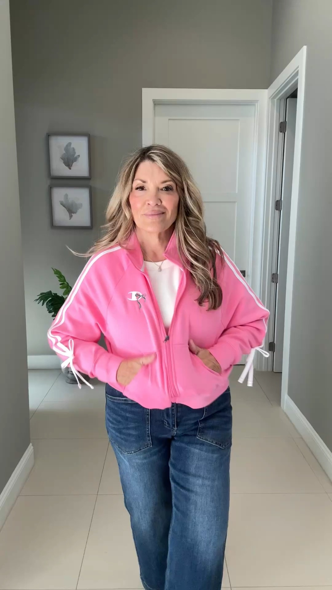 Champion zip up 

#LTKmomlife #LTKActive #LTKootd