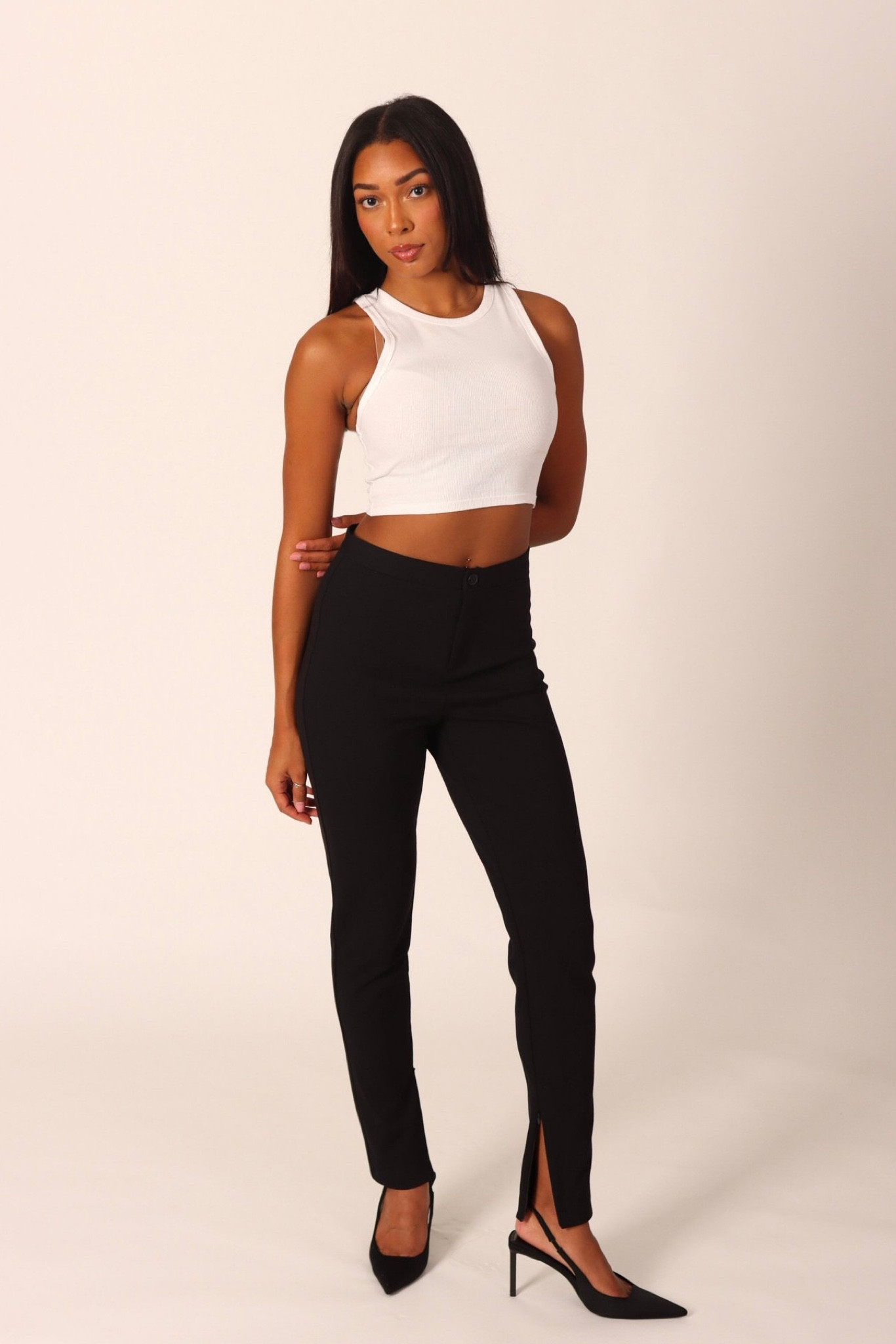 These pants are an an absolute staple this fall! The slits are actually zippers and they are very stretchy. There is also a zipper fly so it makes them more upscale and perfect for work! And they’re on sale!

#LTKStyleTip #LTKSeasonal #LTKWorkwear