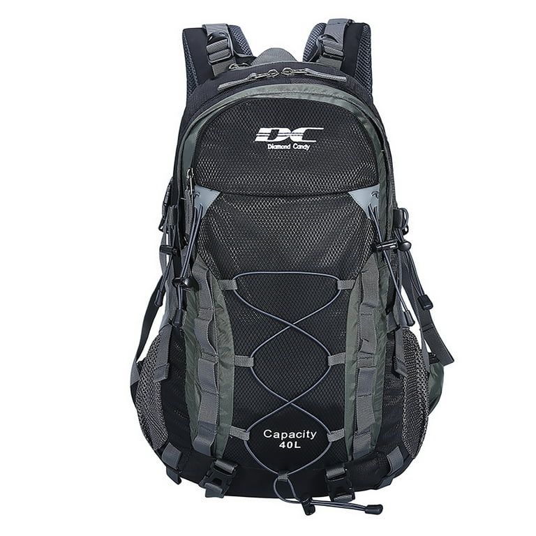 Diamond Candy Hiking Backpack for Men and Women, 40L Lightweight Day Pack for Travel Camping | Walmart (US)