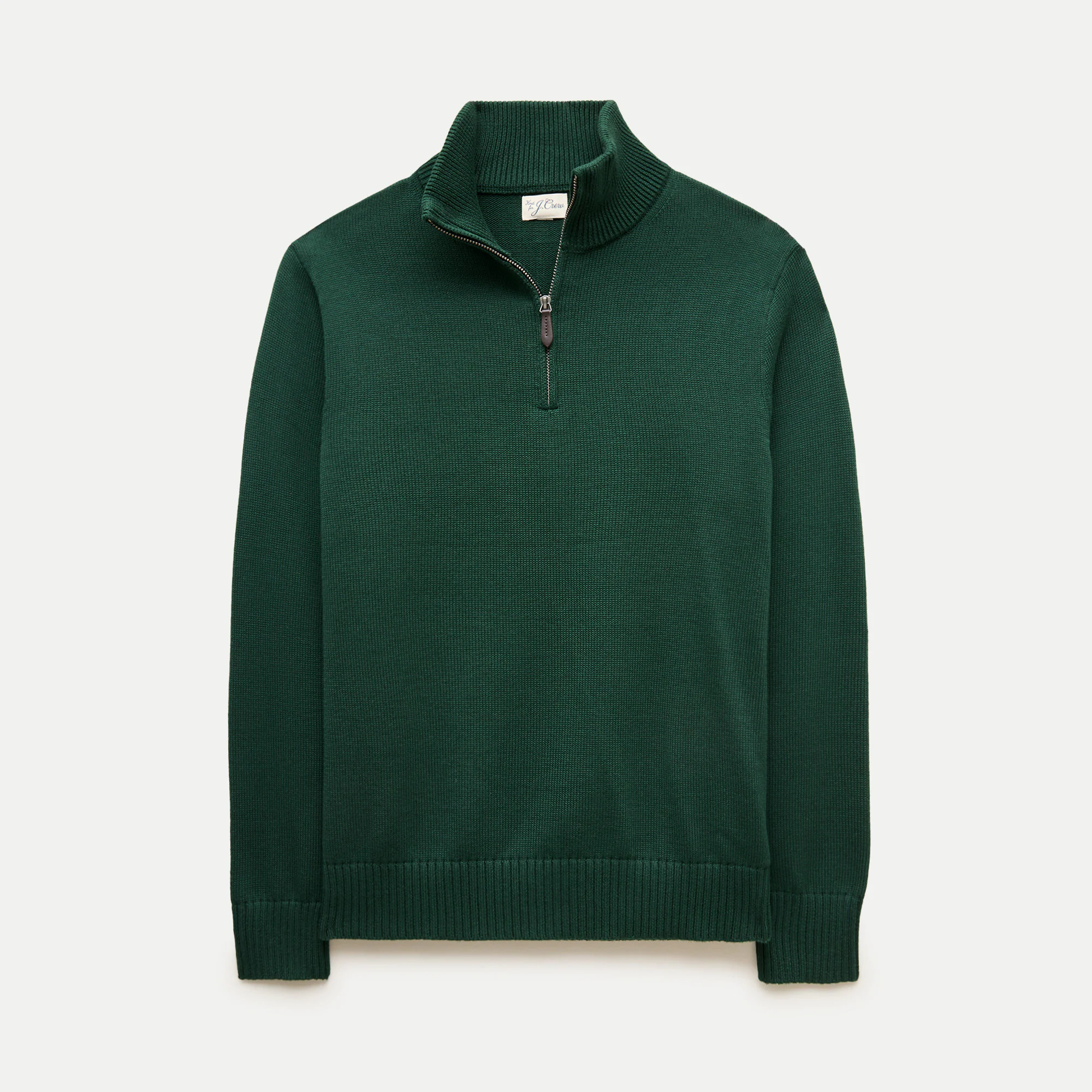 Heritage cotton half-zip sweater | J. Crew US