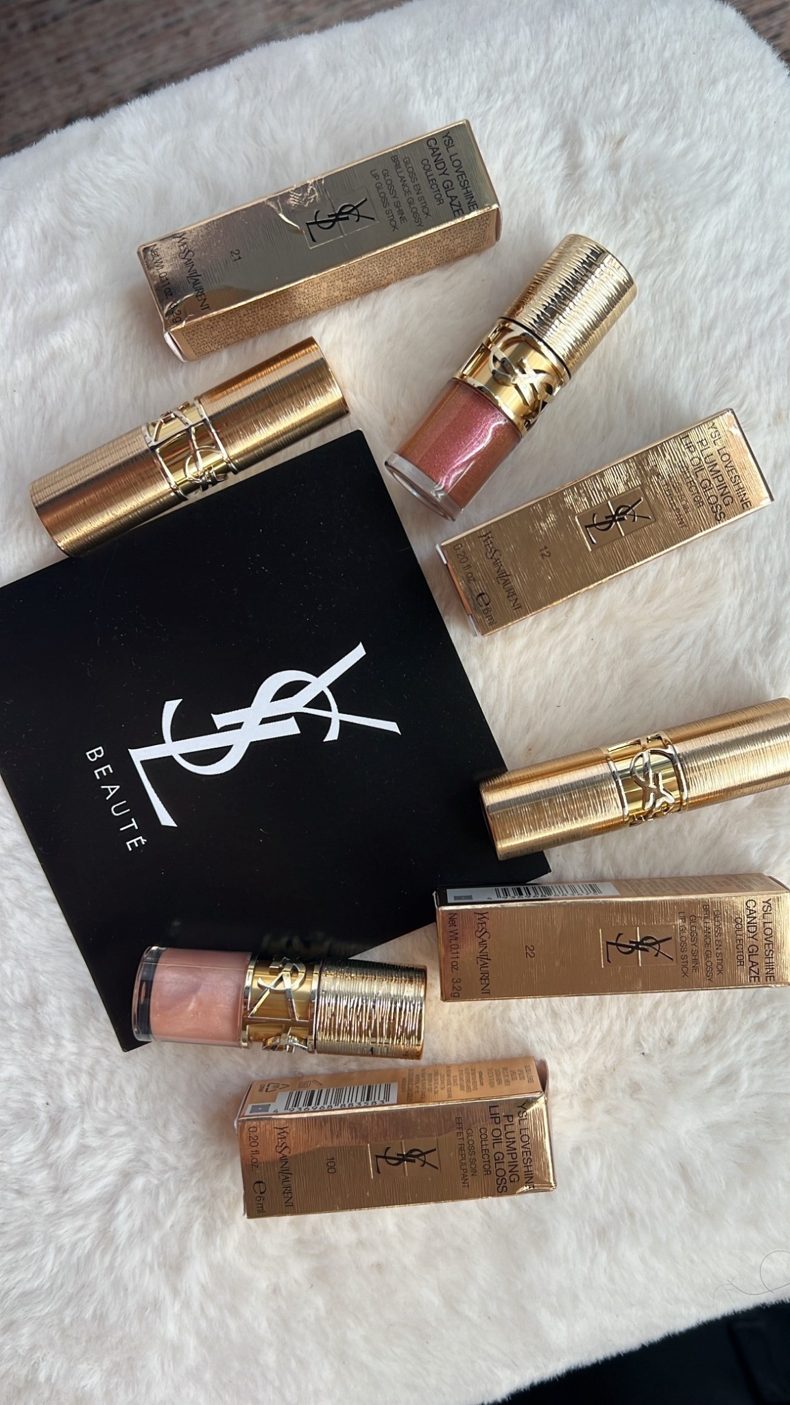 The YSL Loveshine Candy Glaze Lip Gloss is the ultimate mix of high-shine gloss and nourishing lip care. Infused with hydrating ingredients, it delivers a plumping effect and juicy color payoff that makes lips look fuller and irresistible. A viral LTK beauty favorite, this luxe gloss is perfect for achieving that glossy, glazed-lip trend with a touch of couture elegance. #YSL

#LTKBeauty