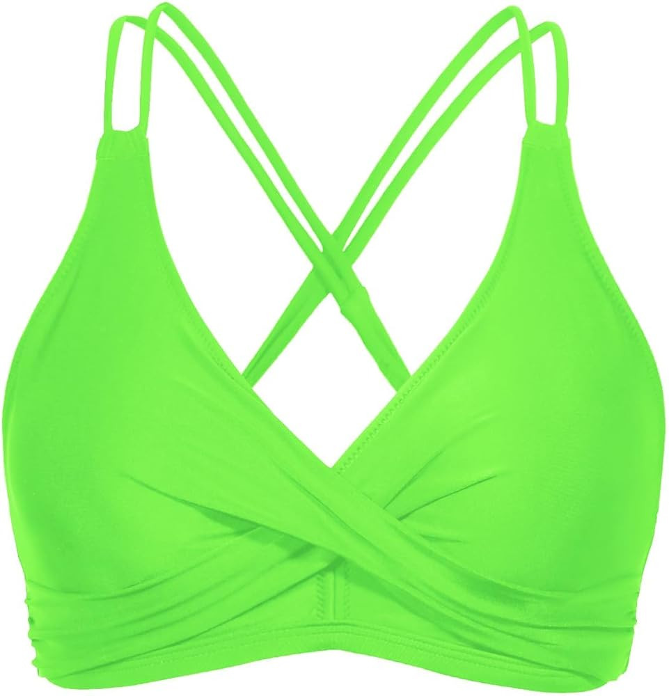 Holipick Women's Twist Front Bikini Tops - Push Up Bathing Suit Top Padded Swimsuit Top | Amazon (US)