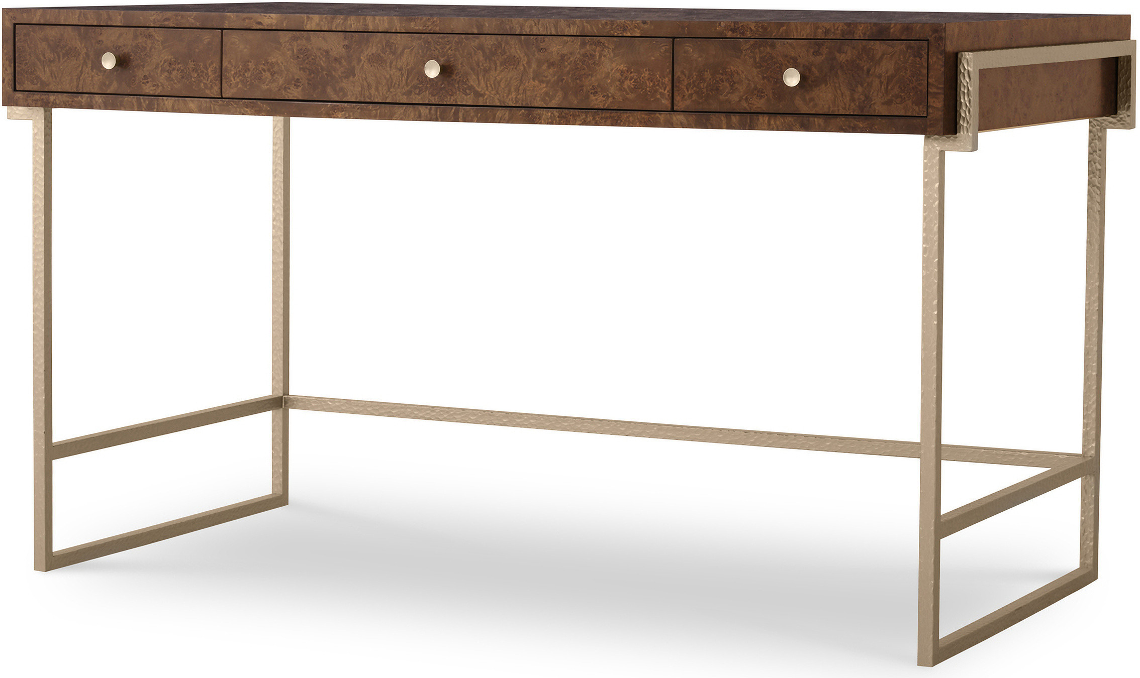 Kiley Writing Desk In Champagne | 1stopbedrooms