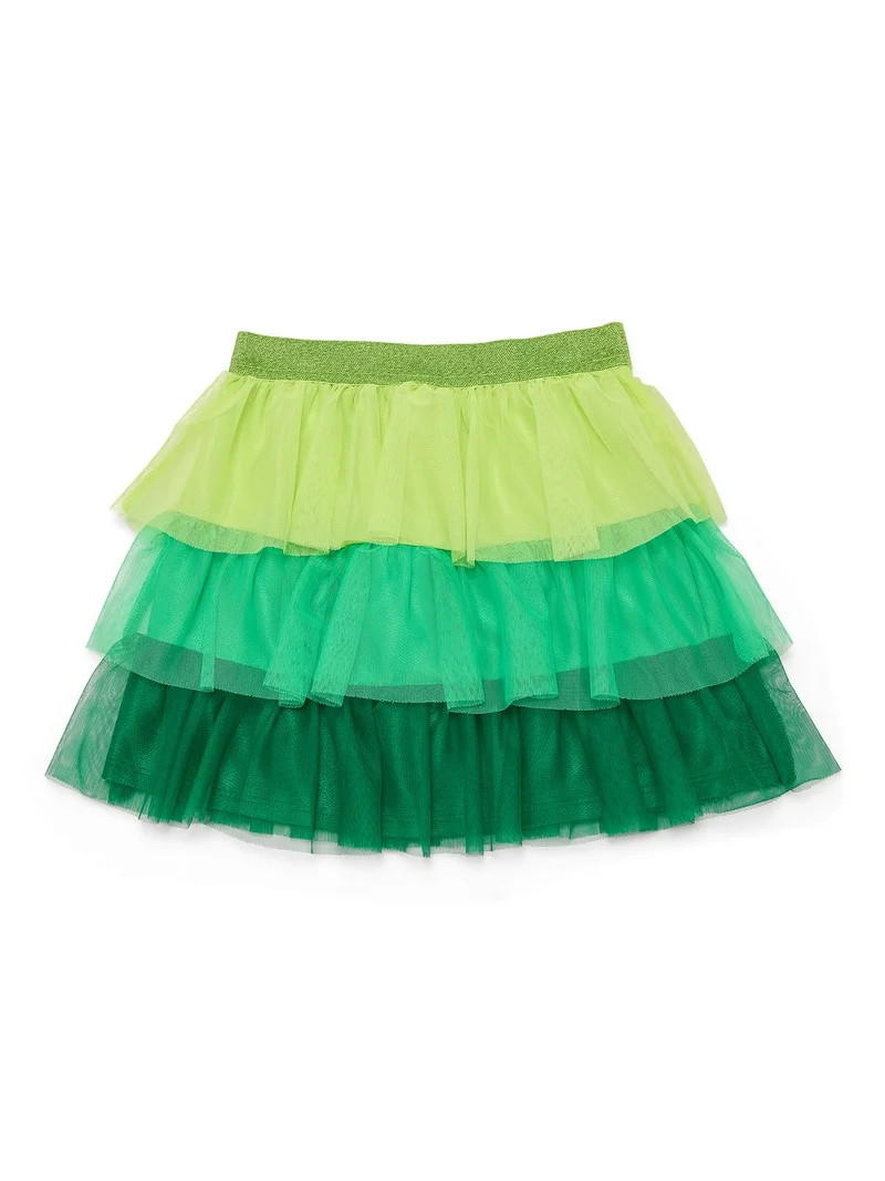 St. Patrick's Day Girls Tiered Tutu Skirt from Way To Celebrate, Sizes 4-18 | Walmart (US)