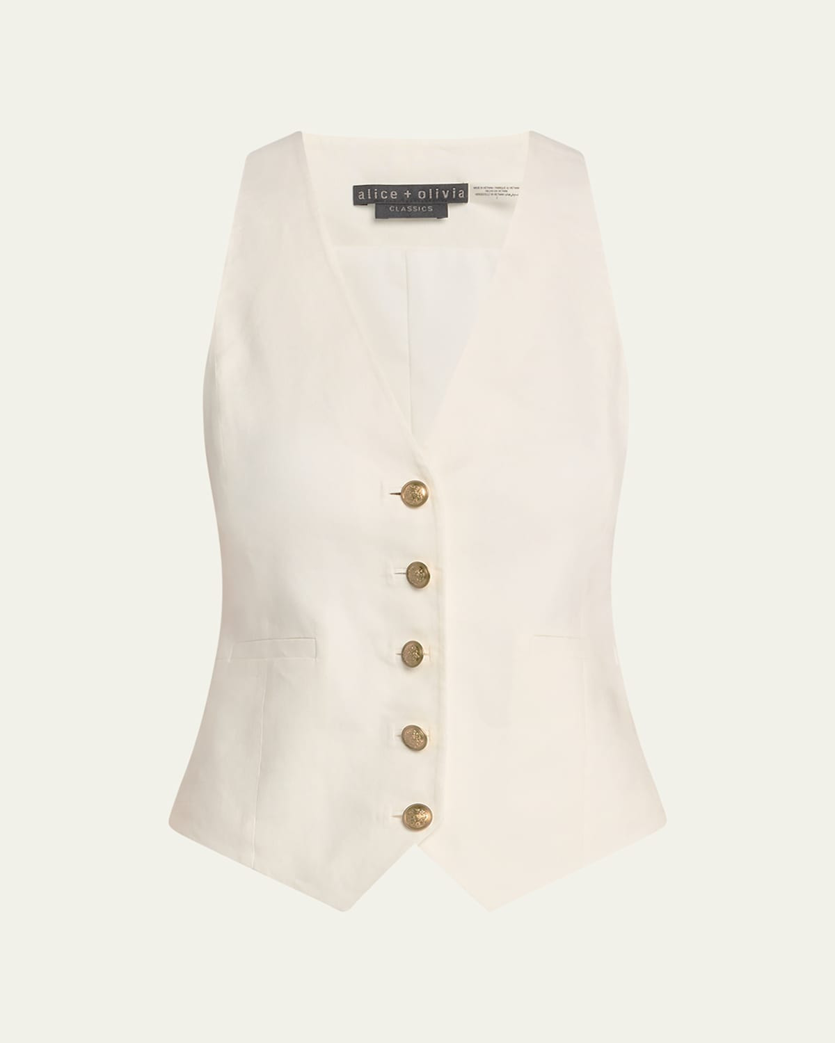 Mazie Deep V-Neck Vest | Bergdorf Goodman
