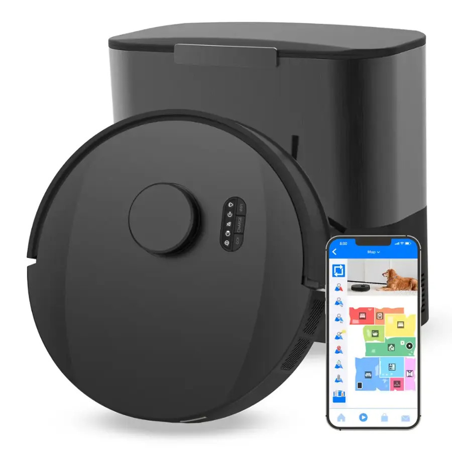 bObsweep - UltraVision Pet Self-Empty Robot Vacuum & Mop, 180-Day Capacity, 13,000 Pa Suction, Ob... | Best Buy U.S.