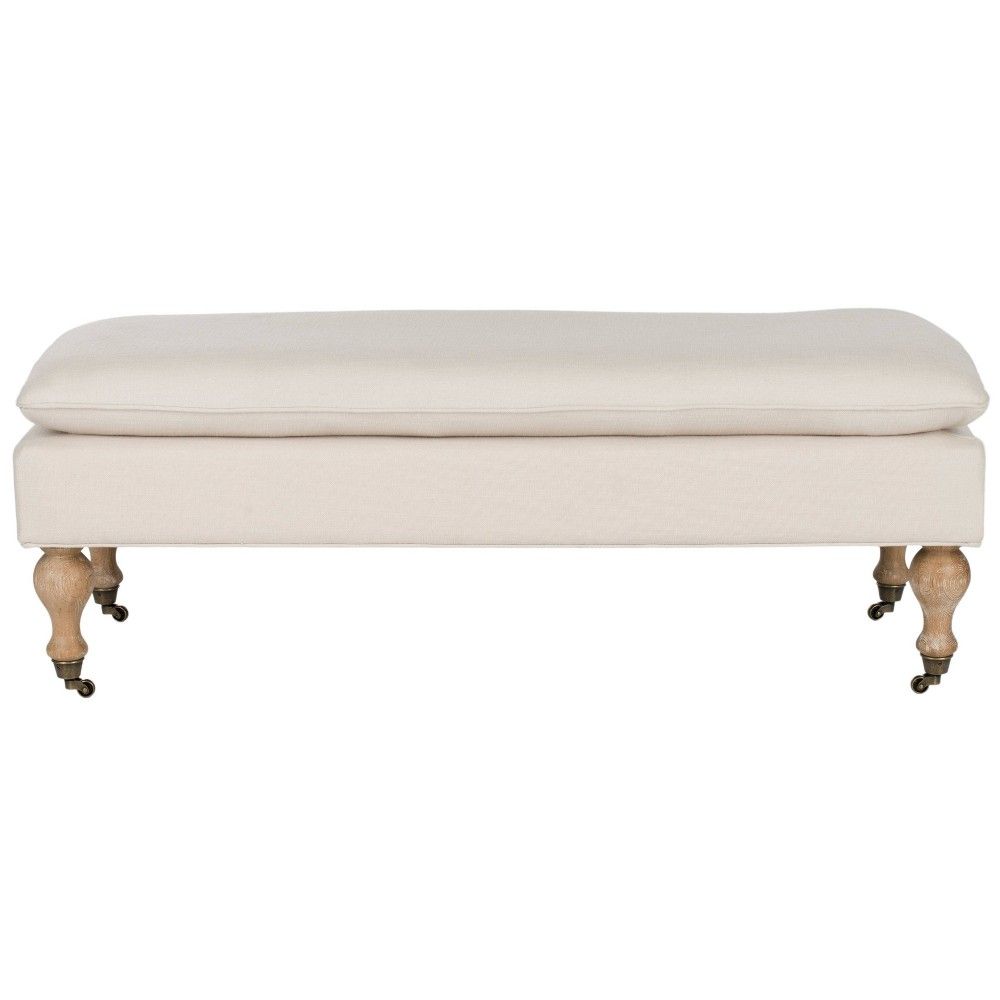 Hampton Bench - Sage - Safavieh , Ivory | Target