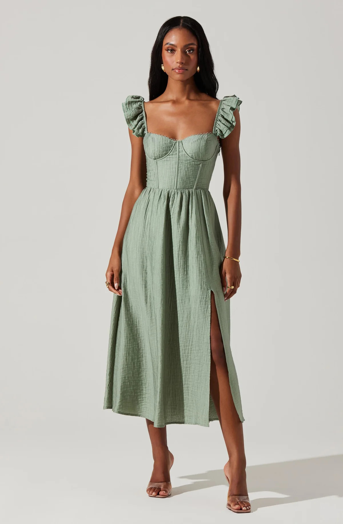 Wedelia Bustier Midi Dress | ASTR The Label (US)