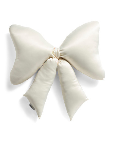 Satin Bow Pillow | TJ Maxx