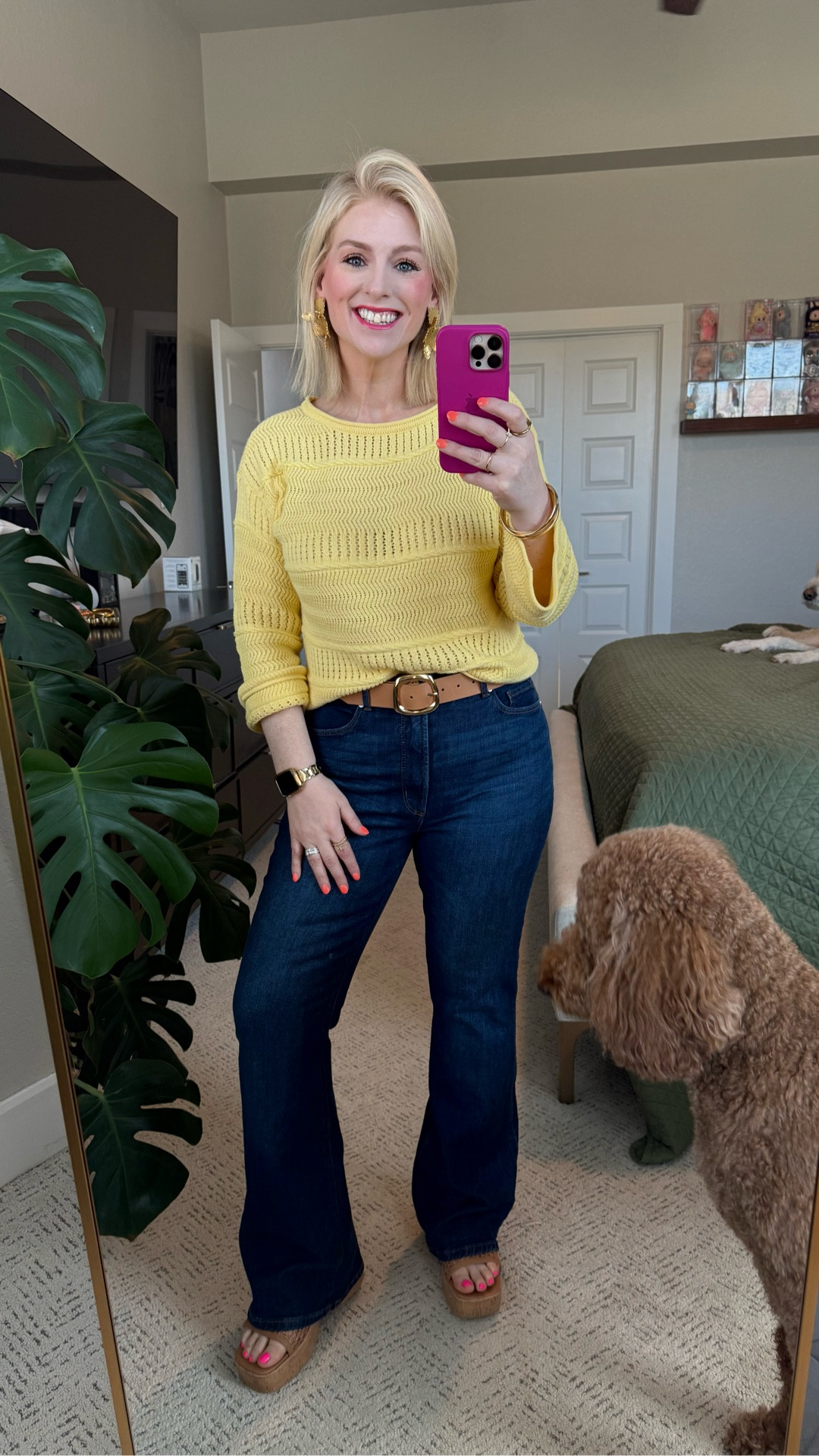 THE JEANS.
That’s it. That’s the post.
(But also… first day of spring = sunshine energy ☀️💛) 

#LTKdayinmylife #LTKootd #LTKMidsize