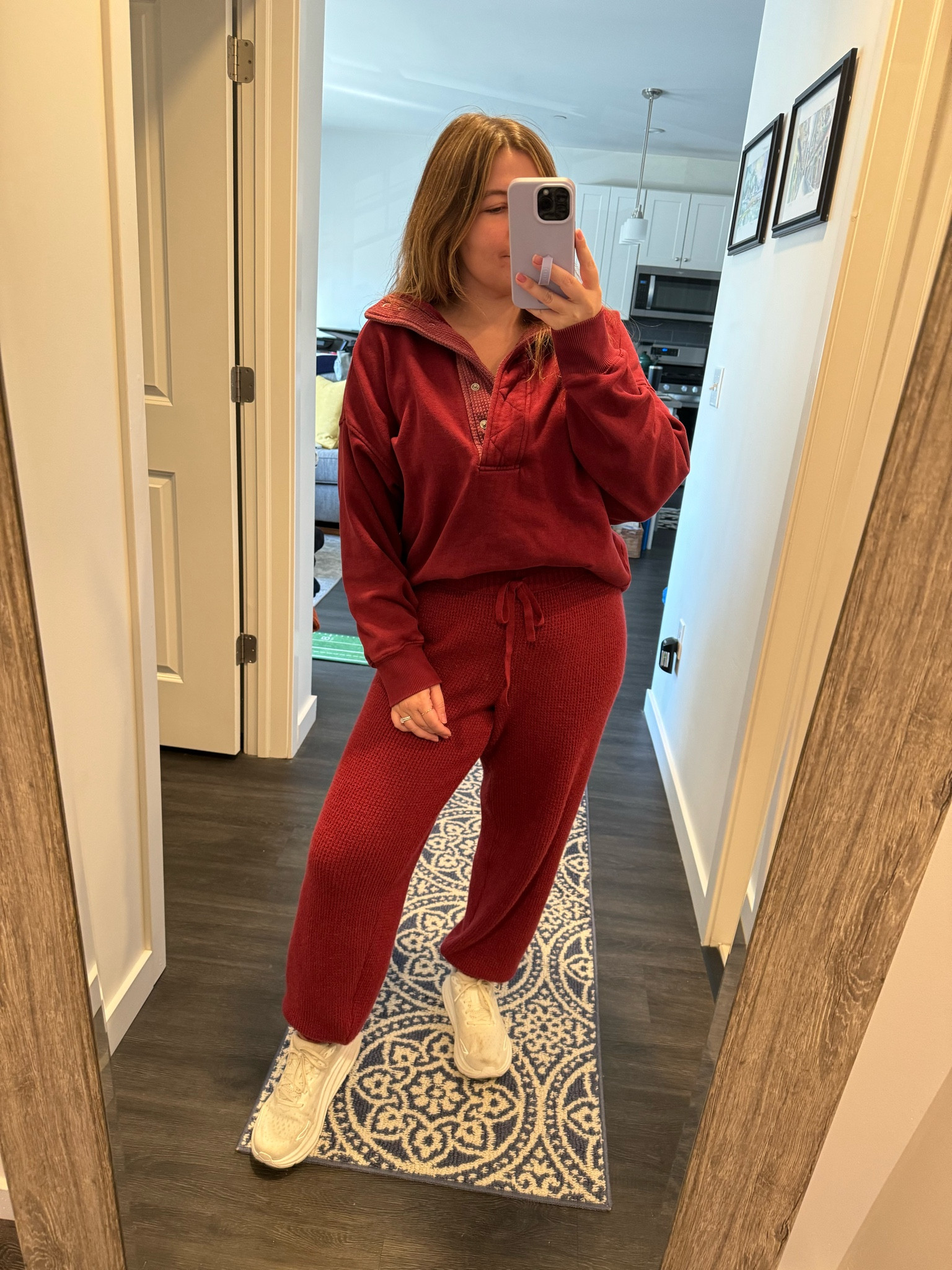 Been living in this cozy set from aerie 

Size small in sweatshirt 
Size medium in pants 
8.5 in sneakers 

The perfect holiday gift for all the women and girls in your life! 

#LTKFindsUnder50 #LTKHoliday #LTKGiftGuide